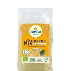 Hot PRIMÉAL Mix'Couscous de blé et pois chiches bio Primeal - 400 g