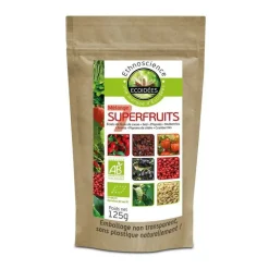 Outlet ETHNOSCIENCE Mélange de 7 superfruits bio en sachet Écoidées - 125 g