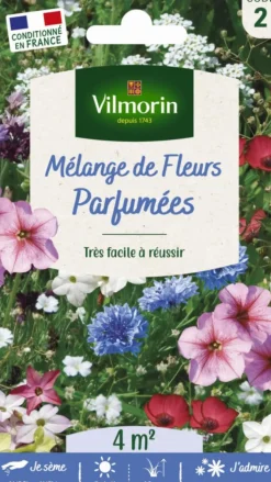 Discount VILMORIN Mélange de fleurs parfumées - graines à semer pour 4 m² de surface