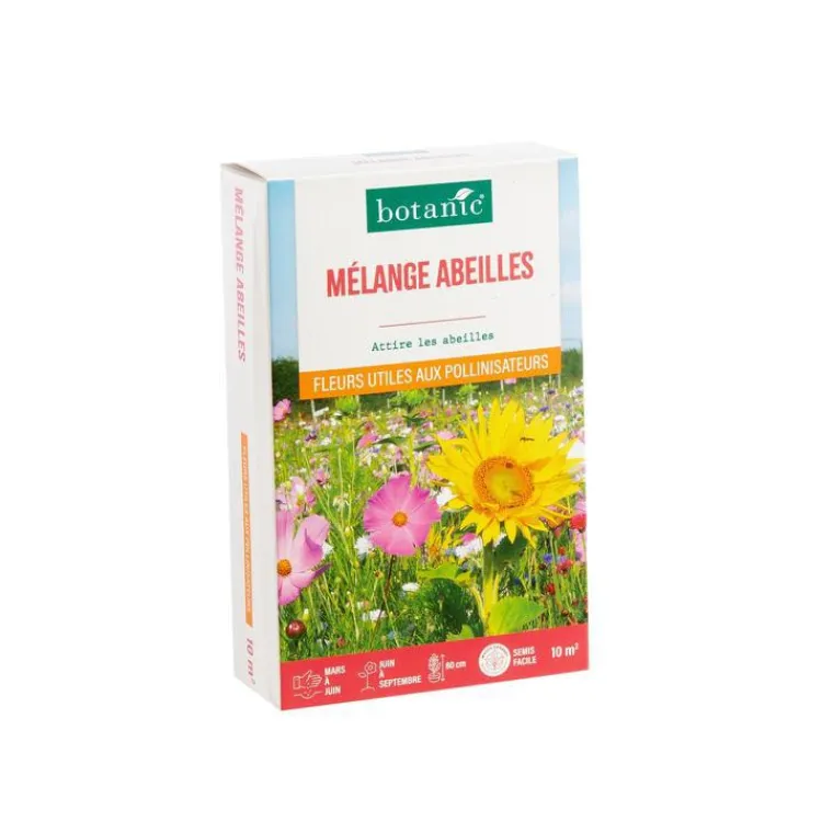Sale BOTANIC® Mélange de fleurs pour abeilles - graines à semer (10 m²)