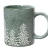 Hot KAEMINGK Mug décor sapin coloris vert en grès - 8 x 12 x 9,5 cm