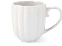 Hot Mug en grès blanc Lotus - 35 cl