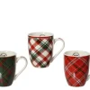 Discount KAEMINGK Mug en porcelaine colorée à motifs écossais - Ø 8 x H 10 cm