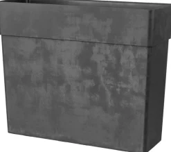 New DEROMA Muret haut en plastique injecté gris anthracite Like R - 78 x 29,5 x 65 cm