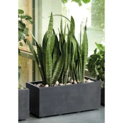 Discount DEROMA Muret Millenium Anthracite à réserve d'eau 26 litres