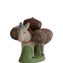 Best SANTONS ESCOFFIER Âne aux tonneaux - H 7 cm