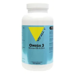 Hot VIT'ALL+ Oméga 3 en boite de 1000 mg - 120 capsules