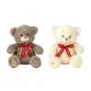New KALIDOU Ours avec ruban rouge Joyeux Noël - 15 cm