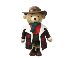 New KAEMINGK Ours en peluche à longues jambes debout - 30 x 40 x 117 cm