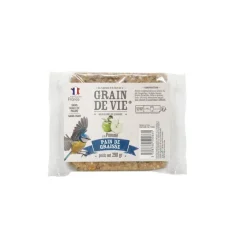 Hot GRAIN DE VIE Pain de graisse à la pomme pour oiseaux – 290 g