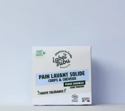 Hot LABEL TRIBU Pain lavant solide sans parfum Corps et cheveux - 110 g