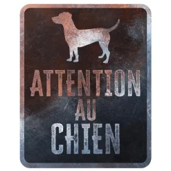 Clearance D&D HOME Panneau d'avertissement jack russel coloris noir en métal galvanisé - 25 x 20 x 0,3 m