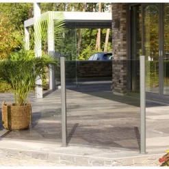 Discount 2M2 Panneau de verre trempé 97,6x10,06x100 cm