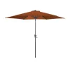 Online PROLOISIRS Parasol droit rond gris en aluminium Tilt - Ø 3 m