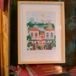 Hot LA PETITE ÉPICERIE Peinture au numéro Singapour Petit Pinceau by - 25,5 x 33 cm