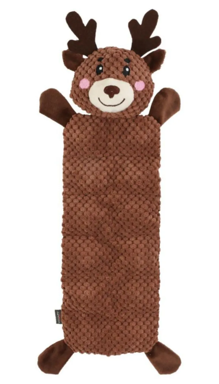 Online WOUAPY Peluche plate de Noël pour chien cerf coloris marron - grand modèle