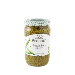 Online PROSAIN Petits pois extra fin bio en bocal de 690 grammes
