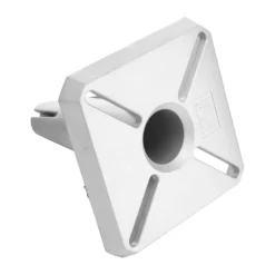 Outlet GARD & ROCK Pied amovible parasol déporté fixation universelle coloris gris en aluminium Gard&Rock - 17 x 17 x 18 cm