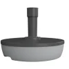Best Pied de parasol rond à remplir coloris gris en plastique - Ø 49,5 cm