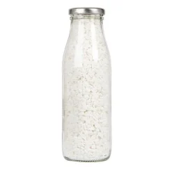 NATURALYS Pierres naturelles blanches de 5 à 8 mm en bouteille de 500 ml