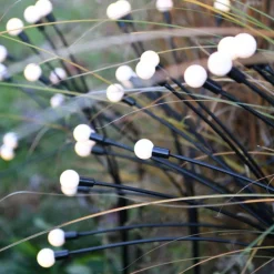 Discount BLACHÈRE ILLUMINATION Piques lucioles solaire animé 2 fonctions 18 LED coloris blanc chaud Blachere - 65 cm