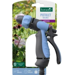 New BOTANIC® Pistolet à jet réglable avec embout automatique démontable