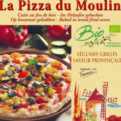 Sale LA PIZZA DU MOULIN Pizza légumes grillés à la provençale bio surgelée - 380 g