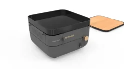 Hot FORGE ADOUR Plancha Nomad au gaz coloris noir en acier Nomad - 33,5 x 33,5 x 21,5 cm