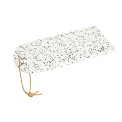 Sale Planche à découper Terrazzo blanche et noire 33x15 cm