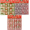 Clearance KAEMINGK Planche de 42 étiquettes autocollantes pour cadeaux - 30,5 x 25 cm