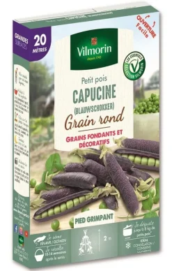 Outlet VILMORIN Pois Capucine Blauwschokker - graines à semer