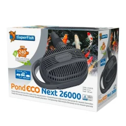 Best BLUE CORAL Pompe de bassin 240W - Débit 26000L/h - SUPERFISH Pond ECO Next
