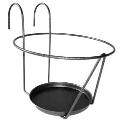 Sale LOUIS MOULIN Porte pot soucoupe avec crochet gris Ø 25 cm