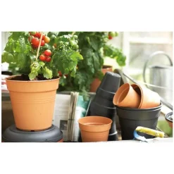 Discount ELHO Pot 21cm Green Basics noir