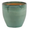 Sale PASSION FOR POTTERY Pot coloris vert Jade foncé Corsica - Ø 26 cm