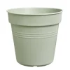 ELHO Pot de culture en polypropylène vert pierre Green basics - Ø 24 x H 22,1 cm