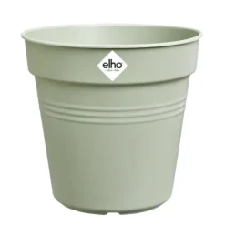 ELHO Pot de culture en polypropylène vert pierre Green basics - Ø 24 x H 22,1 cm