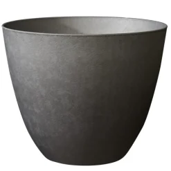 Outlet EDA Pot en matière recyclée coloris gris ardoise Poetic Elément conique 40 L - Ø 39,1 x H 32 cm