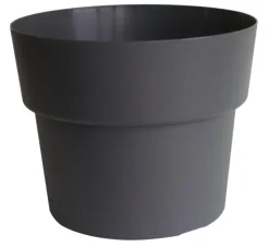 Best COCORIPOT Pot en plastique recyclé gris Ardoise 84 L - Ø 58 x H 44 cm