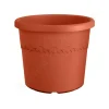 Best ELHO Pot en plastique recyclé Terra Algarve Cilindro - Ø 34,5 x H 29 cm