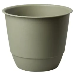 New POETIC Pot en plastique vert kaki Joy 25 - Ø 24,6 x H 20,3 cm
