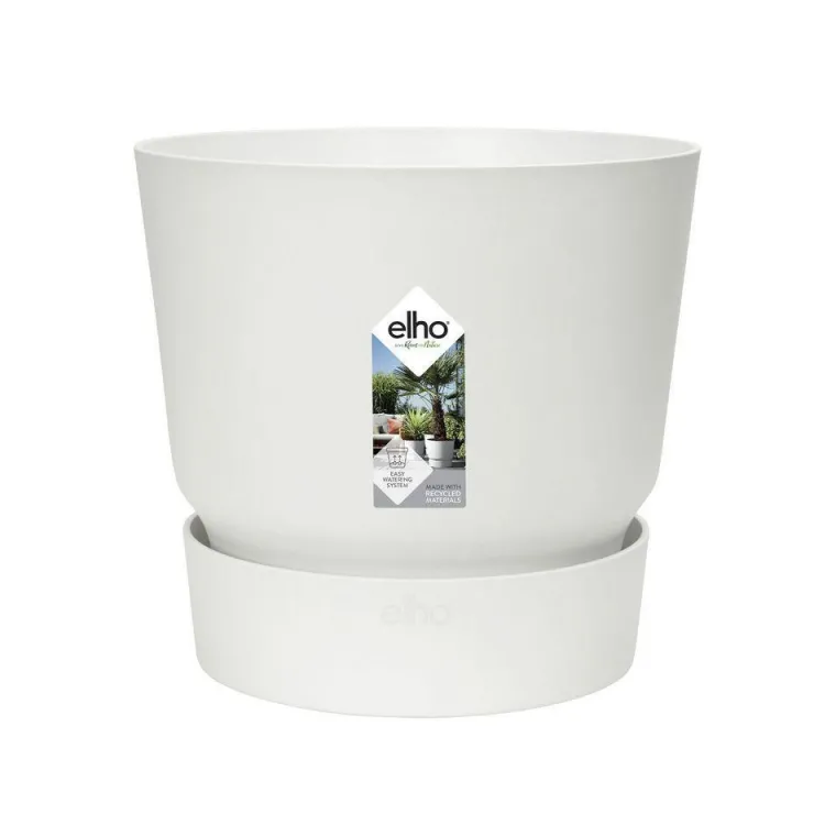 Outlet ELHO Pot Greenville rond de 31 L coloris blanc Ø 40 x H 37 cm