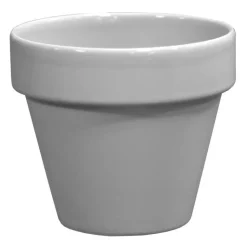 Clearance DECOLINES Pot horticole émaillé gris Ø 10 cm