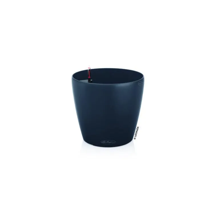 Outlet LECHUZA Pot rond Classico Color 18 kit complet gris ardoise - Ø 18 x 17 cm