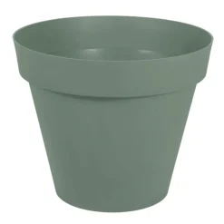 Clearance EDA Pot rond en polypropylène vert laurier Toscane 356 L - Ø 98,5 x H 79,5 cm