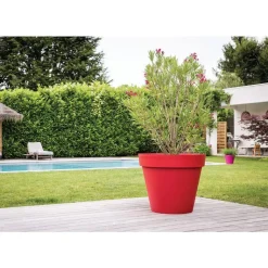 EDA Pot rouge rubis Toscane - Ø 100 x H 79,5 cm
