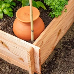 Discount BOTANIC® Potager carré brut - 120 x 120 x 16 cm