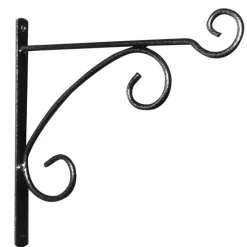 Best LOUIS MOULIN Potence en fer rond gris martelé 40 cm