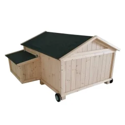 Discount FOREST STYLE Poulailler Cassie mobile de 1,5 m² en bois