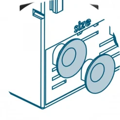 New BLUE CORAL Protege-poisson dosator résistant, CIANO - taille large L